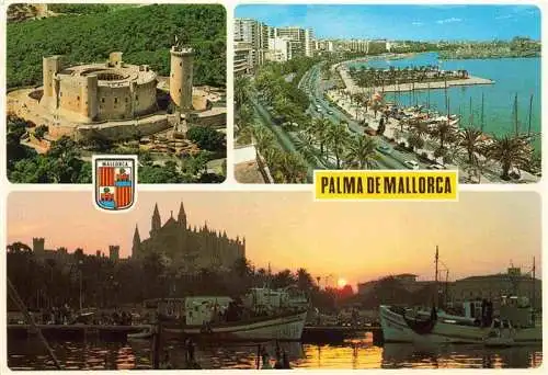 AK / Ansichtskarte 73989875 Palma_de_Mallorca_ES Festung Strand Schloss