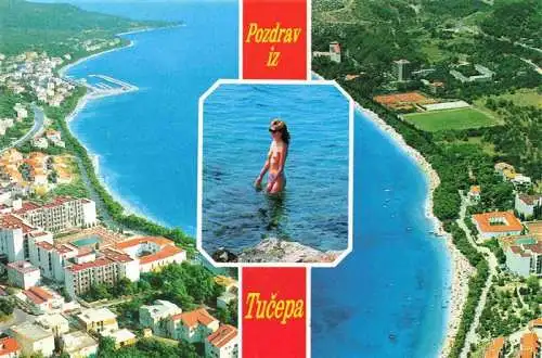 AK / Ansichtskarte 73989887 Tucepi_Makarska_Croatia Fliegeraufnahme