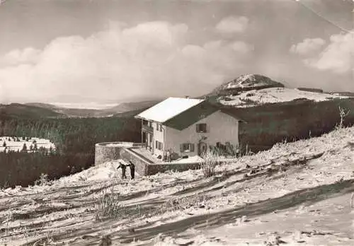 AK / Ansichtskarte 73989896 Poppenhausen_Rhoen_Hessen Blick ins Biebertal auf Milseburg und Schloss Bieberstein