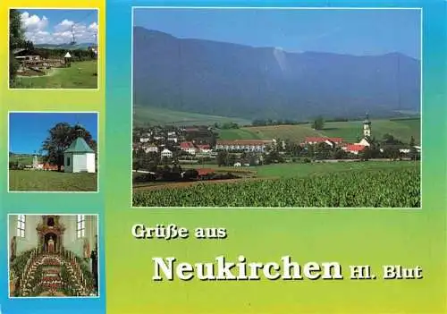 AK / Ansichtskarte  Neukirchen_Heilig_Blut_Bayern Panorama Kapelle Kirche Inneres