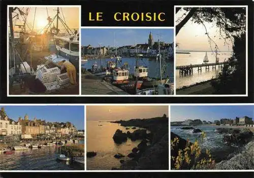 AK / Ansichtskarte  LE _CROISIC_44_Loire-Atlantique Le port de pêche la cote sauvage e la plage de Pors-Lin