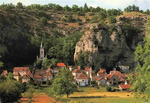 AK / Ansichtskarte  Gluges Le village se blottit conte la falaise autour de l'église romane