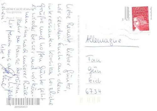 AK / Ansichtskarte  Calvi_2B_Haute-Corse Vue generale