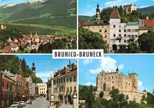 AK / Ansichtskarte  Brunico_Bruneck_Pustertal_IT Panorama Schloss Ortspartien