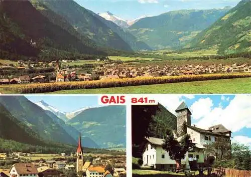 AK / Ansichtskarte 73989992 Gais_Bruneck_Pustertal_IT Panorama Kirche Schloss