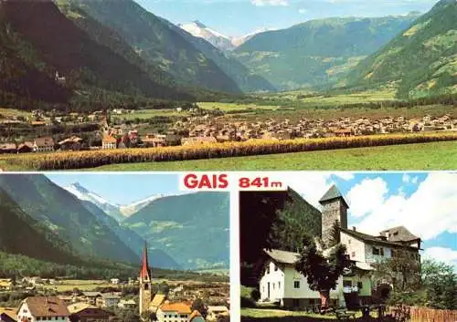 AK / Ansichtskarte  Gais_Bruneck_Pustertal_IT Panorama Kirche Schloss