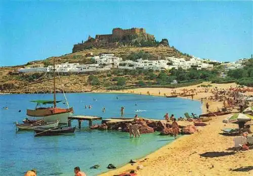 AK / Ansichtskarte  RHODOS_Rhodes_Greece Ansicht von Lindos