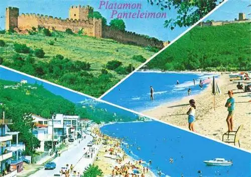 AK / Ansichtskarte  Platamon_Platamonas_Greece Panteleimon Panorama Strandpartie