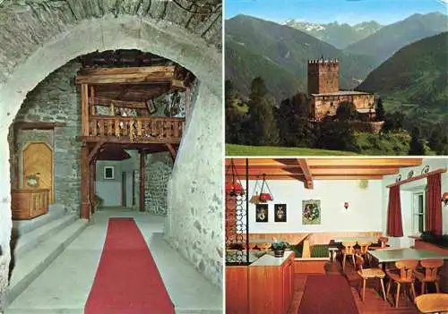 AK / Ansichtskarte 73990022 Fliess_Tirol_AT Schloss Schlosscafe Gaststube Panorama