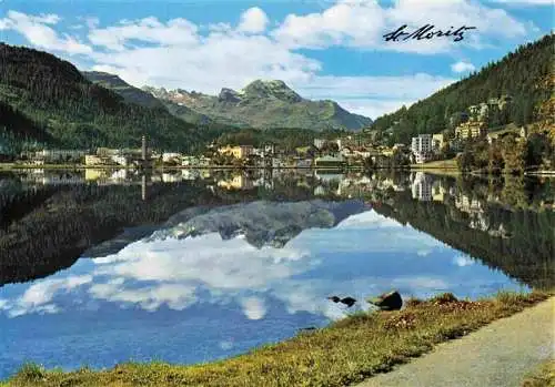 AK / Ansichtskarte  St_Moritz__SANKT_MORITZ_GR mit Piz La Margna