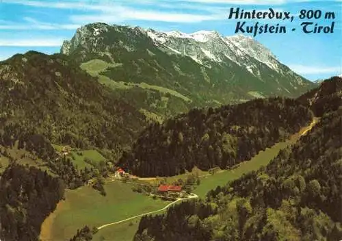 AK / Ansichtskarte 73990050 KUFSTEIN_Tirol_AT Berghotel Hinterdux Fliegeraufnahme