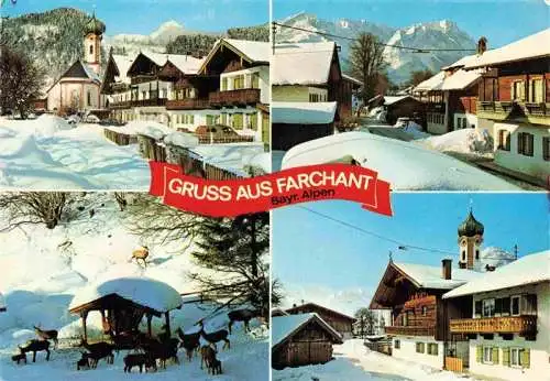 AK / Ansichtskarte 73990093 Farchant Ortspartien Zugspitzgruppe