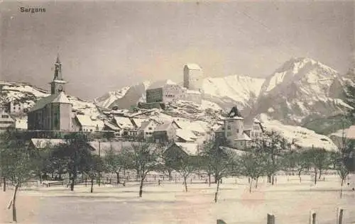 AK / Ansichtskarte  Sargans_SG Panorama