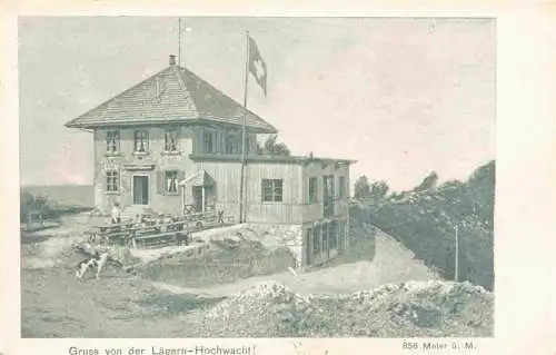 AK / Ansichtskarte  Laegern-Hochwacht_Regensberg_Dielsdorf_ZH Gastwirtschaft