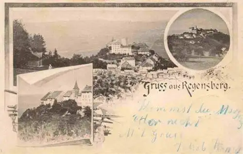 AK / Ansichtskarte  Regensberg_Dielsdorf_ZH Schloss Teilansichten