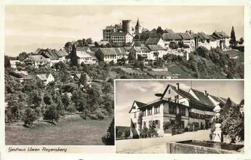 AK / Ansichtskarte  Regensberg_Dielsdorf_ZH Gasthaus Loewen Burg