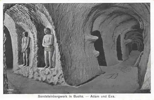 AK / Ansichtskarte  Buchs_ZH Sandsteinbergwerk Adam und Eva