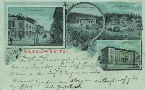 AK / Ansichtskarte  WINTERTHUR__ZH Museumsstrasse Hof Lachender Bruderhaus Technikum