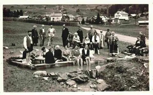 AK / Ansichtskarte  Loeche-les-Bains_VS Am Fussbad