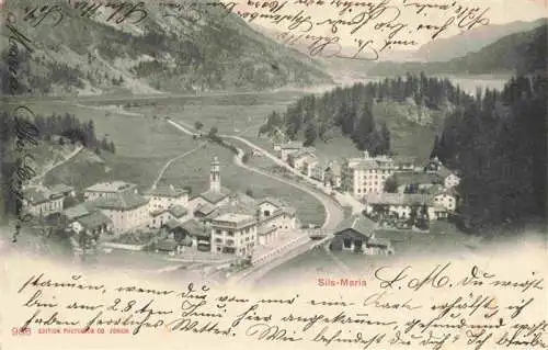 AK / Ansichtskarte  Sils_Maria_Maloja_GR Panorama