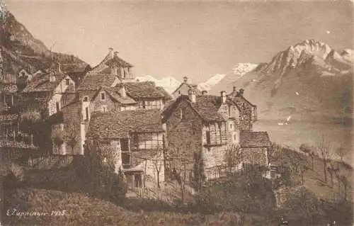 AK / Ansichtskarte  Piandescio_LOCARNO_Lago_Maggiore_TI e Monte Camoghe vicino a Locarno