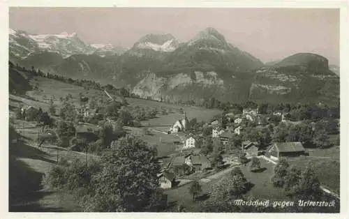 AK / Ansichtskarte  Morschach_SZ Panorama Blick gegen Urirotstock
