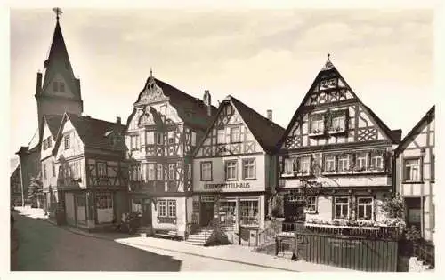 AK / Ansichtskarte  Idstein Alte Fachwerkhaeuser am Koenig Adolf-Platz