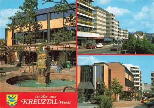 AK / Ansichtskarte 73990305 Kreuztal_Westfalen Brunnen Ortspartien