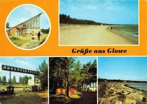 AK / Ansichtskarte  Glowe_Ruegen HO Gaststaette Strand Jugendherberge Jugendzeltplatz Kueste