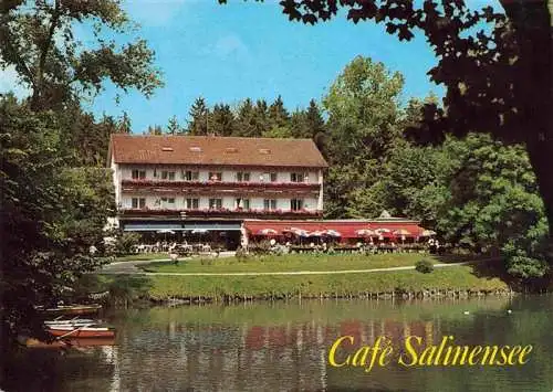 AK / Ansichtskarte 73990343 Bad_Duerrheim Cafe Salinensee Hotel