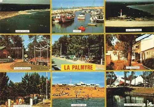 AK / Ansichtskarte  La_Palmyre_17 La Plage Le Port La Cote Salvage Village Montcalm Les Traveres La Grande Bar Les Pins de Cordouan