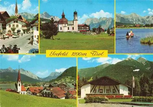 AK / Ansichtskarte 73990350 Seefeld_Tirol Schmuckkasten Seekirchl Wettersteingebirge Karwendel Musikpavillon
