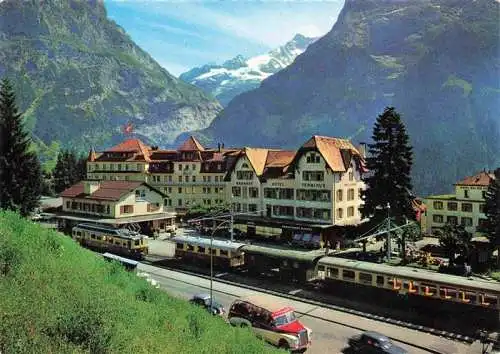 AK / Ansichtskarte  Grindelwald_BE Fiescherhorn Bahnhof