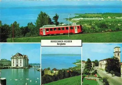 AK / Ansichtskarte  RORSCHACH_Bodensee_SG Rorschach Heiden Bahn mit Altenrhein und Bodensee Rorschach Weiden Heiden