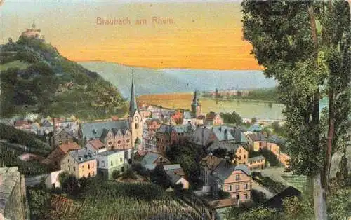 AK / Ansichtskarte  Braubach_Rhein Panorama