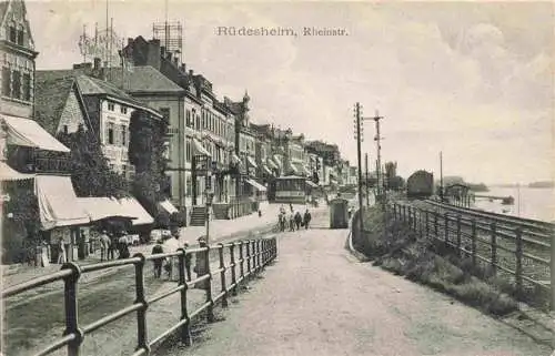 AK / Ansichtskarte  RueDESHEIM_am_Rhein Rheinstrasse