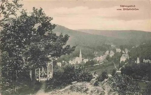 AK / Ansichtskarte  Schlangenbad_Taunus Blick vom Wilhelmsfelsen