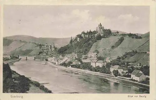 AK / Ansichtskarte  Saarburg_Saar Blick von Beurig