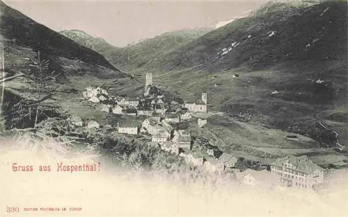 AK / Ansichtskarte  Hospental_Hospenthal_UR Panorama
