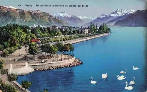 AK / Ansichtskarte  VEVEY_VD Rond Point Melchers et Dents du Midi