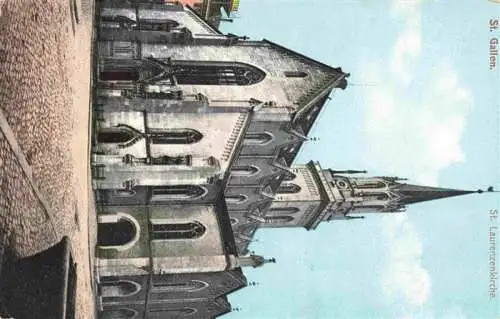 AK / Ansichtskarte  St_Gallen_SANKT_GALLEN_SG St Laurenzenkirche
