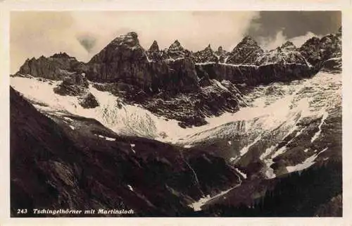 AK / Ansichtskarte  Tschingelhoerner_3576m_Muerren_BE mit Martinsloch