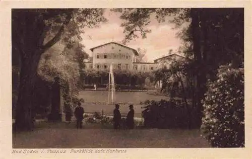 AK / Ansichtskarte  BAD_SODEN__Taunus Kurhaus Parkblick