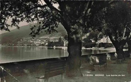 AK / Ansichtskarte  Bienne_Biel Les bords du lac