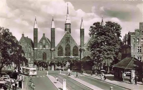 AK / Ansichtskarte  LueBECK Koberg Blick zum Heiligen Geist Hospital