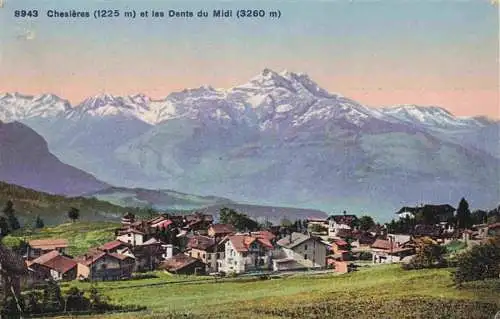 AK / Ansichtskarte  Chesieres_VD et les Dents du Midi