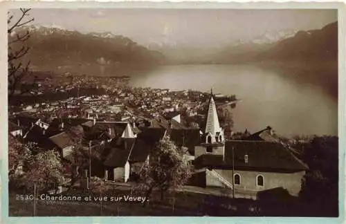 AK / Ansichtskarte  Chardonne_VD et vue sur Vevey