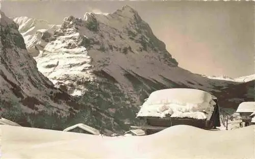 AK / Ansichtskarte  Grindelwald_BE mit Eiger