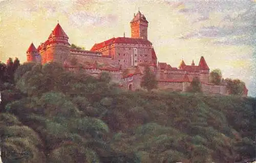 AK / Ansichtskarte  Haut-Koenigsbourg_Hohkoenigsburg Visite au Chateau