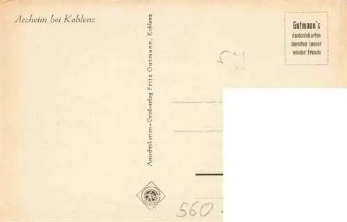 AK / Ansichtskarte  Arzheim_Koblenz Panorama